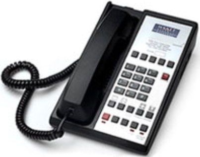 Teledex DIA653391 Diamond+S Analog Hotel Phone, Black, Single-Line Guestroom Speakerphone, Ten (10) Guest Service Buttons, HAC/VC (ADA) Handset Volume Boost with 3 distinct levels, Easy Access Data Port, ExpressNet-ready, Raised Red Message Waiting lamp, Patented MultiX Message Waiting Circuitry, Speaker On/Off Key with red LED (DIA-653391 DIA 653391 00G1070)