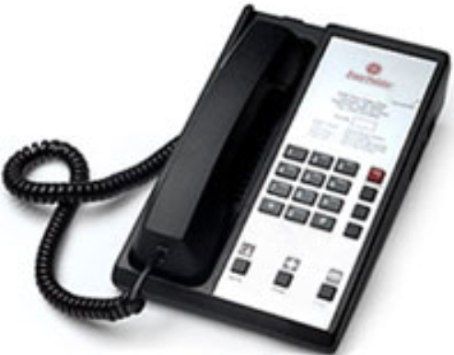 Teledex DIA657391 Diamond+5 Single-Line Analog Hotel Phone, Black, Three (3) Programmable Guest Service Buttons, HAC/VC (ADA) Handset Volume Boost with 3 distinct levels, Easy Access Data Port, ExpressNet-ready, Raised Red Message Waiting lamp, MultiX Message Waiting Circuitry, Advanced Microprocessor Technology (DIA-657391 DIA 657391 00G1230)