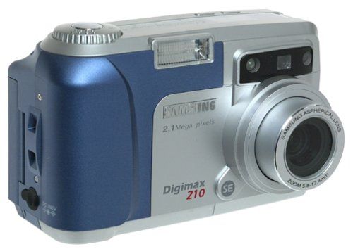 Samsung DIGIMAX210SE 2MP Digital Camera, 2.1 megapixel resolution (1600 x 1200) with Samsung Aspherical lens (DIGIMAX 210 SE, DIGIMAX-210-SE)