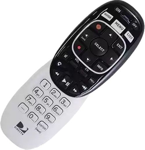 DirecTV RC73B Universal Backlit Remote, Compatible With Older DirecTV Receivers When In IR Mode, New Combined Pause/Play Button, New Design Puts The Most Frequently Used Buttons In Easy Reach, Volume And Channel Rockers Move Easily With A Push Of The Thumb, Self-Programming When Used With A DirecTV Genie DVR Or Client, Dimensions 8.2