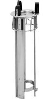 Delfield DIS-1450 Unheated Drop In Dish Dispenser, Holds approximately 72 dishes, Adjustable self-leveling mechanism, For 12" to 14 1/2" dishes, 31.63" Height, 17.87" Diameter, 17.25" Cutout Diameter, Mounts into a countertop, Guide posts made from high-impact plastic, UPC 400010738830 (DIS1450 DIS-1450 DIS 1450) 