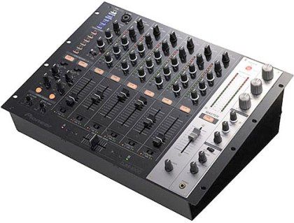 Pioneer DJM-1000 Six-Channel Professional DJ Mixer, 6 channels, 24-bit/96kHz sampling rate, 32-bit/96kHz sound processor, 10 line, 6 phono, 3 mic inputs, plus Sound, EFX, and Visual Link digital inputs, XLR, RCA, 1/4