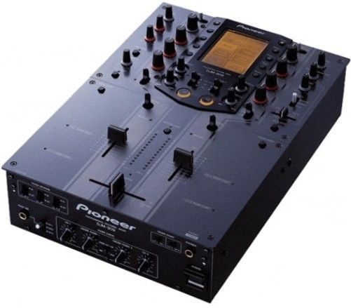 Pioneer DJM-909 Professional 2 Channel Mixer, 4 Line Inputs, 2 Turntable Inputs, 2 Switchable Phono/Line Inputs, 2 Fader Start Inputs, 3 Band EQ per channel (-26dB to +6dB), EQ On/Off switch, 1 Mic Input (Neutric / 1/4