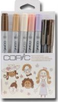 Copic DKPEOP Ciao, People Doodle Kit; This themed kit is color coordinated to give great results; Each kit includes five Ciao markers and two Multiliners (0.3mm); Contents are subject to change; Dimensions 3.75" x 0.50" x 6"; Weight 0.12 lbs; UPC COPICDKPEOP (COPICDKPEOP COPIC DKPEOP COPIC-DKPEOP) 