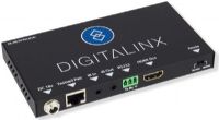 DigitaLinx DL-HD70 HDMI over HDBaseT 70m extension; HDMI transmission up to 230 feet (70m); 1080p, 4Kx2K (UHD) and 3D compatible; CEC supported; Built-in surge protection; Diagnostic LEDs; HDCP 2.2 compliant; Bidirectional Wideband IR and RS232 passthrough; Flexible power design (use power supply at TX or RX); Locking power connector (power supply included); UPC 750408373793 (DLHD70 DL HD70 DIGITALINX DL-HD70) 