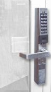 Alarm Lock DL1300/26D1 Digital PIN Narrow Stile Lock, Satin Chrome, Aluminum door retrofit outside trim for Adams Rite 1850, 1950, 4710, 4070, 4730, 4900 Series and MS1850S and MS1950S Series latch locks, Support 2000 users, PC programming/reporting and features 40,000 event audit trail by user and 500 event schedule/real time clock (e.g. lock/unlock by time) (DL130026D1 DL1300-26D1 DL1300 26D1 DL-1300 DL 1300)  