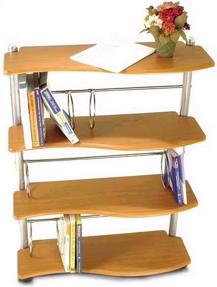 Leda DL-94B 4-Shelves Bookcase (DL 94B, DL94B, DL-94, DL94, LedaDesk, Leda Desk  )