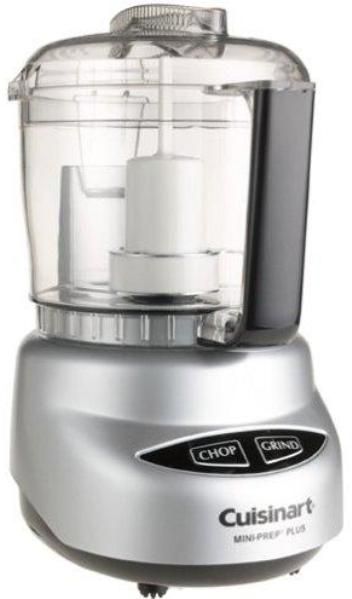 Cuisinart DLC-2ABC Mini Prep Plus 3 Cup Food Processor, 250-watt food processor with 3-cup plastic work bowl, Chops and grinds with patented reversible stainless-steel blade, Simple push-button control panel, Durable, yet lightweight plastic body, Dishwasher-safe bowl and lid for quick cleanup, Spatula included (DLC-2ABC DLC 2ABC DLC2ABC)