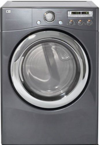 LG DLE5955G Electric Dryer with 9 Drying Programs, Pearl Gray, XL Load Capacity with NeveRust Stainless Steel Drum (7.3 cu.ft.), Sensor Dry System for Intelligent Fabric Care and Energy Efficiency, 5 Temperature Levels, 5 Drying Levels (DLE-5955G DLE5955 DLE-5955 DLE 5955G)