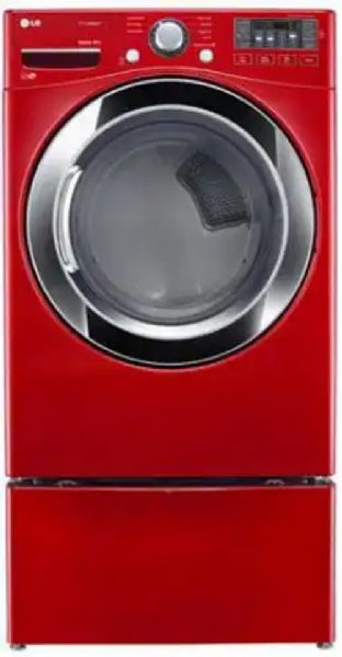 LG DLEX3370R 7.4 cu. ft. Ultra Large Capacity SteamDryer w/ NFC Tag On; Design Look: Front Control; Intelligent Electronic Controls with Dual LED Display: Yes; Dial-A-Cycle: Yes; ENERGY STAR Qualified: Yes; No. of Programs: 10; Programs (Sensor Dry): Cotton/Normal, Perm. Press, Delicates, SteamFresh, SteamSanitary, Bulky/Large, Anti-Bacterial, Download/Super Dry; Programs (Manual Dry): Speed Dry, Air Dry; UPC 048231 014809 (DLEX3370R DLEX3370R DLEX3370R)