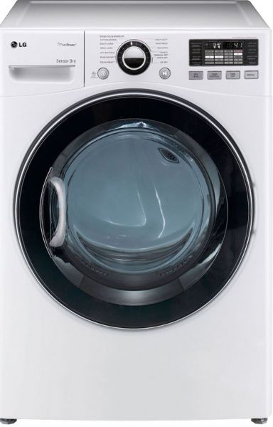 LG DLEX3470W SteamDryer Series Electric Dryer, 27