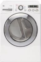 LG DLGX2502W Front Load Gas SteamDryer, White, 7.3 cu.ft. Large Capacity with NeveRust Stainless Steel Drum, TrueSteam Technology, SteamFresh, ReduceStatic, EasyIron, Sensor Dry System, LoDecibel Quiet Operation, FlowSense, 9 Drying Programs, 5 Temperature Levels, Precise Temperature Control with Variable Heat Source, UPC 048231010580 (DLG-X2502W DLG X2502W DLGX-2502W DLGX2502) 