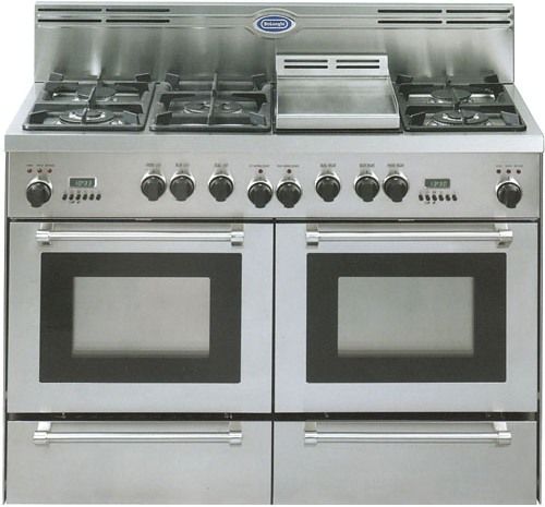 Delonghi Dlp48p6gss Freestanding 48 Dual Fuel Range Stove With