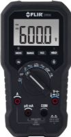 FLIR DM66 True-RMS Electrical and Field Service Multimeter with VFD Mode; 200.0 nF (+/-1.5 percent); 10.00 mF (+/-4.5 percent) Capacitance; 600.0V (+/-2.0 percent) AC/DC LoZ volts; Frequency counter: 50.00 kHz (+/-0.1 percent); -40 to 752.0 degrees fahrenheit (+/-1.0 percent + 2.0 fahrenheit) Temperature, type-k thermocouple; UPC: 793950381663; (FLIRDM66 FLIR DM66 MULTIMETER VFD) 