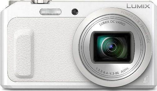 Panasonic DMC-ZS45W Lumix 20X Zoom Digital Camera with Wink-Activated Selfie Feature, White; 3.0