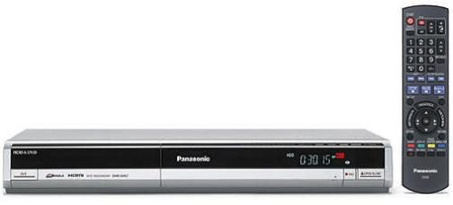 Panasonic DMR-EH57E DVD Recorder with 160GB Hard Drive, PAL TV Tuner, HDMI 1080p, Upscaling, Multi-System, Multi-Zone, SD/SDHC Card Slot, Viera Link Control, Plays any region PAL or NTSC DVD-Video, DVD-Audio, DVD-RAM, DVD+R, DVD-R, and Video CD (DMREH57E DMR EH57E DMR-EH57 DMREH57)