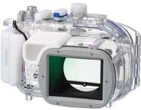 Panasonic DMW-MCTZ5 Marine Case Underwater Housing, Polycarbonate Construction, Mechanical Control Type, All Controls, 130' - 40 m Depth Rating, Positive Buoyancy, Fixed, flat Port, For use with Panasonic Lumix Camera DMC-TZ50, DMC-TZ5 and DMC-TZ4 (DMWMCTZ5 DMW-MCTZ5 DMW MCTZ5)