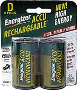 Energizer DNH2 Cell NiMH Rechargeable Batteries 