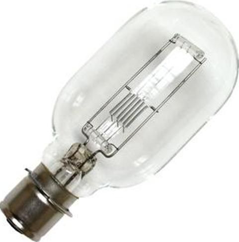Eiko DNW model 01530 Projector Light Bulb, 120 Volts, 500 Watts, 10000 Lumens, C-13 Filament, 5.75/146.1 MOL in/mm, 2.52/64.0 MOD in/mm, 500 Average Life, T-20 Bulb, P28s Medium Prefocus Flanged Single Contact Base, 2.19/55.6 LCL in/mm, 500 Watts Amps, 2900 Color Temperature degrees of Kelvin, 500T20/64 Common Code, UPC 031293015303 (01530 DNW EIKO01530 EIKO-01530 EIKO 01530) 