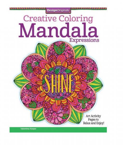 Design Originals DO5540 Mandal Expressions Creative Coloring Books for Adults; Not just for kids!; Relaxing and creative illustrations that invite you to lose yourself in coloring; No art skills needed to personalize these rich, intricate drawings; The designs are developed so you can't color them in wrong; UPC 023863055406 (DESIGNORIGINALSDO5540 DESIGNORIGINALS-DO5540 DESIGNORIGINALS/DO5540 ARTWORK)