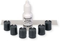 Extech DO603 Membrane Kit for ExStik Dissolved Oxygen Meter; Includes 6 screw on membrane caps, 15mL filling solution and polishing paper; Compatible with Dissolved Oxygen sensor DO605 of DO600 meter; Replacement screw on membrane kit for DO sensor; UPC 793950066034 (DO603 DO-603 KIT-DO603 EXTECHDO603 EXTECH-DO603 EXTECH-DO-603) 
