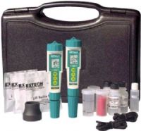 Extech DO610 ExStik II DO/pH/Conductivity Kit; Convenient DO/pH/Conductivity Kit with all the accessories and carrying case for easy travel; Measures 6 parameters including Dissolved Oxygen, pH, Conductivity, TDS, Salinity, and Temperature; Designed for water, wastewater, groundwater, aquaculture and fisheries professionals ; Dimensions: 9.5 x 6.8 x 2.8 in.; Weight: 3 pounds; UPC: 793950066102 (EXTECHDO610 EXTECH DO610 CONDUCTIVITY KIT) 