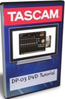 Tascam DP03DVD Model DP-03 Tutorial DVD For use with DP-03 8-Track Digital Portastudio with CD Burner, UPC 043774027576 (DP-03DVD DP 03DVD DP03-DVD DP03 DVD) 