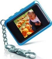 Coby DP-151BLUE Digital Photo Keychain, Blue, 1.5-Inch CSTN LCD full-color display, Display Resolution 128 x 128, Displays JPEG, GIF, and BMP photo files, Photo slideshow mode, Integrated 16MB NOR Flash, Integrated Rechargeable lithium-ion battery, USB 2.0 Hi-Speed port for fast file transfers, 3hr Photo View Time (DP151BLUE DP-151-BLUE DP-151 DP-151B DP151)