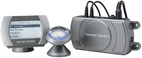 Harman Kardon DP1US Drive + Play iPod Control System For all docking iPods,  External LCD display,  iPod-like control knob, Wireless FM configuration, Auxiliary input, 3-meter installation cables for display and controller, universal mounting hardware, controls all iPod functions from the remote controller (DP1US DP-1US DP1-US DP 1US)
