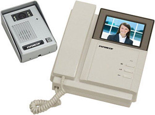Seco-Larm DP-222Q Color Video Door Phone, Resolution 420 TV lines, 3.6mm Lens, For home or business use, Simple 2-wire connection, Camera has 6 LEDs for nighttime operation, Remotely and securely talk to visitors, Unlock doors, gates, etc. from the monitor; High-quality TFT-LCD monitor, Built-in microphone; Adjustable contrast, brightness and ringer volume (DP222Q DP 222Q DP-222) 