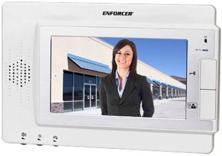 Seco-Larm DP-234MQ ENFORCER Additional Monitor; For use with DP-234Q or DP-222Q Video Door Phones; Camera has four LEDs for nighttime operation; 1/3