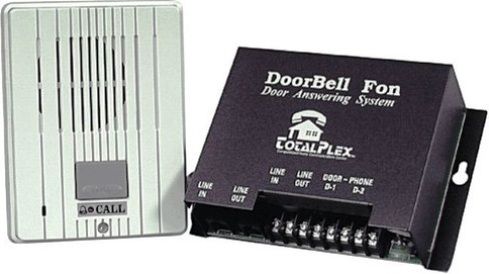 DoorBell Fon DP28IT Door Answering Intercom System, Compatible with telephones & Intercoms, Built-in call waiting, Two-way communication, 4000' distance, UPC 648181791012 (DP28IT DP-28-IT DP 28 IT)