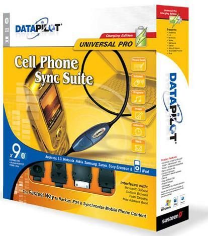 Datapilot DP300-X03PRT Universal Pro Cell Phone Data Transfer Suite, Includes Bluetooth, USB, USB Cable & 8 connectors, 64MB minimum RAM, 133 MHz Windows/400 MHz G4 Mac, 100 MB of free HDD space, 800x600 or higher resolution, 256 colors or higher, USB,  CD-ROM drive (DP300X03PRT DP300 X03PRT DP300-X03PR DP300-X03P DP300-X03)