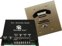 DoorBell Fon DP38BF Two-Gang Door Station Kit, Brass, Includes one controller and one door station that mounts directly onto a 2-gang masonry box, Manufactured in aluminum anodized with a brass finish, Mounts directly onto a 2-gang masonry box, Installs using single pair (power, control, signaling, voice), UPC 648181795317 (DP-38BF DP 38BF DP38-BF DP38 BF) 