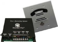 DoorBell Fon DP38SF Two-Gang Door Station Kit, Aluminum, Includes one controller and one door station that mounts directly onto a 2-gang masonry box, Manufactured in aluminum anodized with a brass finish, Mounts directly onto a 2-gang masonry box, Installs using single pair (power, control, signaling, voice), UPC 648181796314 (DP-38SF DP 38SF DP38-SF DP38 SF) 