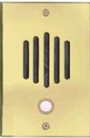 Channel Vision DP5222P Door Plate and Camera, Waterproof mylar speaker, Requires DP-RBOX-II; DP-SMW or DP-SMB, Compatible with Panasonic KSU front door electronics, Includes black metal screen and gasket, 8 ohms; 0.2W Speaker, 1/4'' solid brass plate  (DP5222P DP 5222 P DP 5222-P) 