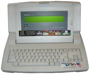 Brother DP525CJ Refurbished Typewriter Plus Word Processor, Desktop Publisher 525, 7 Line LCD Display, 3.5