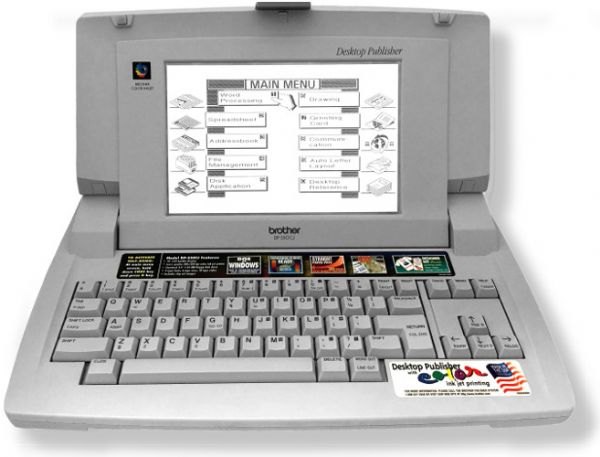 Brother DP-550CJ Word Processor With Built In Ink Jet Printer, Gray; 10