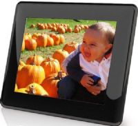 Coby DP843 Widescreen 8" Digital Photo Frame, Display Resolution 800 x 600, Contrast Ratio 500:1, Brightness 250 cd/m2, Attractive slim design with contemporary-style frame, Displays JPEG and BMP photo filesv, Plays digital video and music files, Calendar and clock with alarm timer, SD, MMC and MS memory card support, UPC 716829968437 (DP-843 DP 843 DP843BLK) 