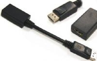 Bytecc DP-HM005MF DisplayPort Male to HDMI Female 6 Inches (0.5 Ft) Cable Adaptor, Supports DisplayPort 1.1a input, Support highest video resolution 1080p, Supports 225MHz/2.25Gbps per channel (6.75 Gbps all channel) badwidth, Support HDMI 12bit per channel (36bit all channel ) deep color, Support uncompressed audio such as LPCM, UPC 837281104536 (DPHM005MF DP HM005MF) 