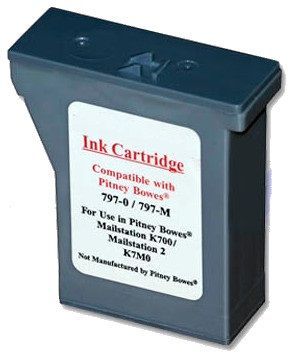 DataPrint DPM-DP797-IJR Compatible Pitney Bowes 797-0 Non Fluorescent Blue Ink Cartridge, For use with Pitney Bowes Mailstation and Mailstation 2 printers, Cartridge meets or exceeds OEM Specifications, 400 to 800 Impressions Print Yield, 1 Cartridge per box, Made in USA (DPM-DP797-IJR DPM DP797 IJR DPMDP797IJR)
