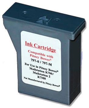 Data Print DPM-DP797-IJR Compatible Pitney Bowes 797-0 Non Fluorescent Blue Ink Cartridge; For use with Pitney Bowes Mailstation and Mailstation 2 printers; This Cartridge meets or exceeds OEM Specifications; 400 to 800 Impressions Print Yield; 1 Cartridge per box; Made in USA; Weight 0.5 lbs (DPMDP797IJR DPM DP797 IJR DPMDP797-IJR DPM-DP797IJR 7970 797 0)