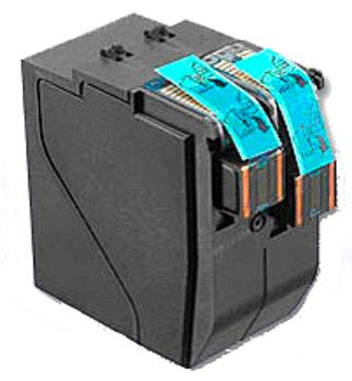 Data Print DPM-N-IJ35/60 Remanufactured Neopost IJINK3456H Red Fluorescent Ink Cartridge; For use With Neopost IJ35, IJ40, IJ45, IJ50, and IJ60 Printers; This Cartridge meets or exceeds OEM Specifications; Print Yield 17000 impressions; 1 Cartridge per box; Made in USA; Dimensions 4.8