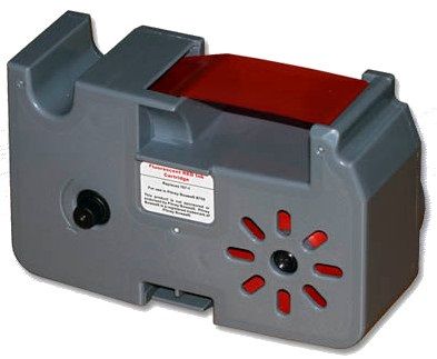 Data Print DPM-P7671/R Compatible Pitney Bowes 767-1 Red Fluorescent Ribbon Cassette; For use with Pitney Bowes Post Perfect, B700 Printers; This Cartridge meets or exceeds OEM Specifications; 2200 Impressions without an envelope ad; 1800 Impressions with envelope ad; Packaging 1 per box; Weight 0.5 lbs (DPMP7671/R DPMP7671R DPM-P7671-R DPM P7671 R 7671 767 1)