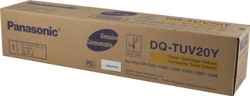 Panasonic DQTUV20Y Toner, 20000 Page-Yield, Yellow, Always provides impressive print quality, Delivers crisp text and visually stunning graphics, Installs easily and quickly (DQTUV20Y DQT-UV20Y)