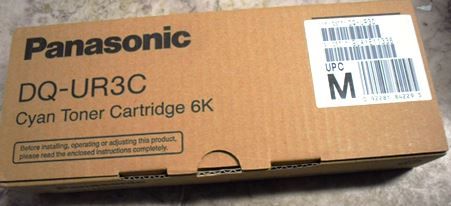 Panasonic DQ-UR3C Cyan Toner Cartridge For use with Workio DP-CL18 and DP-CL22 Laser Printers, Up to 6000 pages at 5% Coverage, New Genuine Original Panasonic OEM Brand, UPC 092281842295 (DQUR3C DQ UR3C DQU-R3C DQUR-3C)