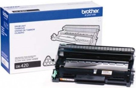 Brother DR420 Drum Unit for use with DCP-7060D, DCP-7065DN, IntelliFax-2840, IntelliFAX-2940, HL-2220, HL-2230, HL-2240, HL-2240D, HL-2270DW, HL-2275DW, HL-2280DW, MFC-7240, MFC-7360N, MFC-7460DN and MFC-7860DW; Yields up to 12000 pages, New Genuine Original OEM Brother Brand, UPC 012502626756 (DR-420 DR 420)