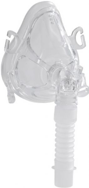 Drive Mediacal 100FDS-NH ComfortFit Deluxe Full Face CPAP Mask without Headgear, Maximizes compliance by using a soft silicone cushion with frame stabilizer that redistributes pressure evenly over a large surface area, Conforms comfortably to the user's face without the need for forehead pad, allowing the user the ability to read, watch TV, and feel less confined during CPAP therapy,  Small, UPC 822383525211 (100FDS-NH 100FDS NH 100FDSNH DRIVEMEDICAL100FDSNH DRIVEMEDICAL-100FDS-NH)