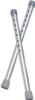Drive Medical 10108 Walker Tall Extension Legs, 1 Pair, 350 lbs Weight Limit, Allows for 8 height adjustments, Sturdy anodized, extruded aluminum, For use with all Drive and most leading manufacturers' walkers, Makes height adjustments from 36" to 43" on a standard adult walker - Adds 4" to height of walker, Gray Primary Product Color, Aluminum Primary Product Material, UPC 822383100135 (10108 DRIVEMEDICAL10108 DRIVEMEDICAL-10108 DRIVEMEDICAL 10108) 