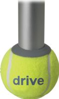 Drive Medical 10121 Walker Rear Tennis Ball Glides With Additional Glide Pads, 1 Pair; Provides a quiet, smooth and durable glide experience when used with a walker; Easy and safe to install; Lasts longer than plastic glide cap; Dimensions 2" x 2" x 2"; Weight 0.50 lbs; UPC 822383145730 (DRIVEMEDICAL10121 DRIVE MEDICAL 10121 WALKER REAR TENNIS BALL) 